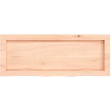  Zidna polica 80x30x(2-6) cm neobrađena masivna hrastovina | Eponuda.com