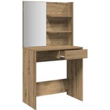  Toaletni stol s ogledalom Artisan hrast 74,5x40x141 cm | shoptok.hr