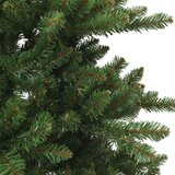 vidaXL Umetno Zložljivo Božično Drevo with 15 LEDs Zelena 150 cm PVC | Shoptok.si