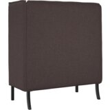  Kauč s visokim naslonom tamno smeđi 109x56x121 cm Tkanina | shoptok.hr