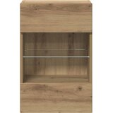  Zidni ormarići s LED svjetlima za TV 2 kom Artisan hrast | Eponuda.com