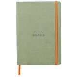  Notes A5, Rhodiarama soft, s gumicom, diktando crte, zeleni Cijene
