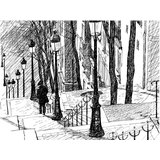  Tapeta - stairs - Montmartre 200x154 | shoptok.hr