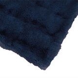  Lažni zec deka Morska plava 220 x 240 cm Poliester | shoptok.hr
