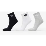 Adidas Mid Ankle Sock 3-Pack White/ Medium Grey Heather/ Black