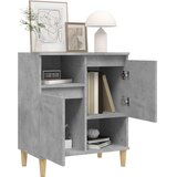  Komoda siva boja betona 60x35x70 cm od konstruiranog drva Slike