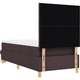  s opruga kutije Tamno smeđa 200 x 100 cm tkanina | shoptok.hr