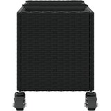  Vrtne sadilice s kotačima 2 kom crna 107x32x38 cm poliratan | Eponuda.com