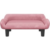 vidaXL Otroški kavč roza 70x40x24 cm žamet | Shoptok.si