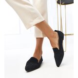 Gemre Black Lace Women's Ballet Flats Gerania | shoptok.hr