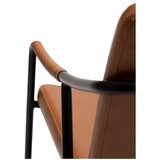 DAN-FORM Denmark Rjav fotelj iz umetnega usnja Boto – | Shoptok.si