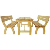  Pivski stol s 2 klupe od impregnirane borovine | shoptok.hr