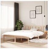  Posteljni okvir iz trdnega lesa 135x190 cm 4FT6 | Shoptok.si