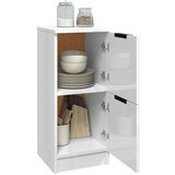  Komode sjajne bijele 2 kom 30x30x70 cm od konstruiranog drva | shoptok.hr