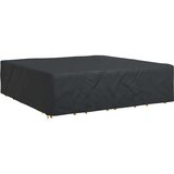 vidaXL Prevleka za zunanje pohištvo Črna 260 x 260 x 90 cm 420D | Shoptok.si
