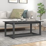  Stolić za kavu sivi 110 x 55 x 45 cm od masivne borovine Cijene