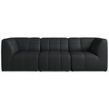 Makamii Crna sofa od imitacije kože 255 cm Aloha – | shoptok.hr