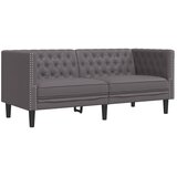  Chesterfield garnitura od 3 dijela, siva, umjetna koža | shoptok.hr