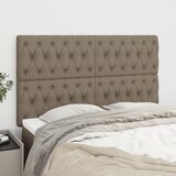 vidaXL Posteljno vzglavje 4 kosa taupe 80x7x78/88 cm blago Cene
