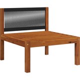  Vrtni set za odmor s jastucima, 2 dijela, akacija i uže | shoptok.hr