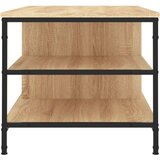  Stolić za kavu boja hrasta 100 x 50 x 45 cm konstruirano drvo | shoptok.hr
