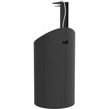 Vanjski tuš bež 100x100x241,5cm od poliratana i bagremovog drva | Eponuda.com