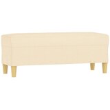  Klupa krem 100 x 35 x 41 cm od tkanine | shoptok.hr