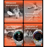 Mibro GS Pro 2 pametni sat, statistika padela, GPS, 5ATM, 1,43" AMOLED, beige | shoptok.hr