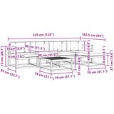  Set vanjskih sofa 6 pcs Bijela i antracit 79 x 79 x 37 cm | shoptok.hr