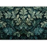  Foto tapeta - Dark Green Victorian Leaves: Botanical Carved Composition 300x210 Vodootporna | shoptok.hr