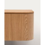 Kave Home Stenska omarica za pod umivalnik v jesenovem dekorju v naravni barvi 90x35 cm Salaya – | Shoptok.si