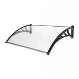  Nadstrešnica 150x100 Crna Providna 5mm Leksan 1392 | Eponuda.com