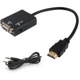 Adapter HDMI na VGA Audio, Crni | Eponuda.com