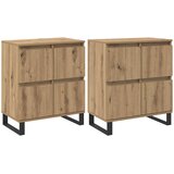  Kreveta 2 pcs Umjetnički hrast 60 x 35 x 70 cm | shoptok.hr