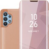 Cadorabo CARE, združljiv s Samsungom v Kunzit Pink - prozorno za zaščito z ogledalom z zrcalo z funkcijo stojala 360 stopinj zaščita, (20571020) | Shoptok.si