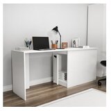 Hanah home Radni sto Akser, 180x47x73.8 cm, Bijeli | Eponuda.ba
