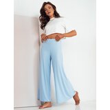 DStreet Spodnie damskie wide leg TERENI błękitne | shoptok.hr