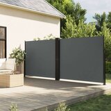 Zložljiva stranska tenda antracitna 160x1000 cm | Shoptok.si