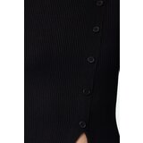 Trendyol Black Premium Yarn/Special Yarn Buttoned Knitted Sweater | Eponuda.ba