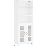 Maison Chic Visoka omara - Komoda - Predalnik bela 69,5x34x180 cm inženirski les, (21721814) Cene
