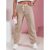DStreet Spodnie damskie dresowe wide leg SOFTIA beżowe | shoptok.hr