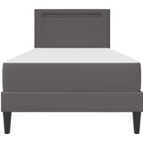  Krevetna konstrukcija Siva 100 x 200 cm Umjetna koža | shoptok.hr