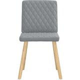  Jedilni stoli 4 kosi svetlo sivo blago | Shoptok.si
