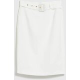 Marisse Women's Skirt L-Sc-4302 Off White | Shoptok.si