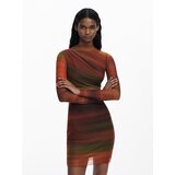 Desigual Haljina žuta / zelena / narančasta / crna | shoptok.hr