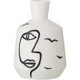 Bloomingville bijela keramička vaza Norma, visina 15,5 cm
