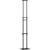  Stalci za sajmove 2 kom. Crna 30 x 23,5 x 210 cm Čelik Slike
