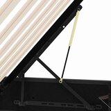 s od storage s pohranom Crna 153 x 203 cm Umjetna koža | shoptok.hr