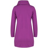 Pri Thin long sweatshirt with a diagonal zipper and a BEATA neck warmer | Shoptok.si