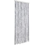  Zastor protiv insekata sivo-bijeli 90 x 220 cm šenil | shoptok.hr